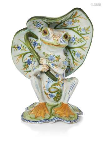 A Max Emmanuel 'Mosanic' (German), a Faience pottery model o...