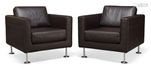 Jasper Morrison (British B.1959) a pair of 'Park' armchairs ...