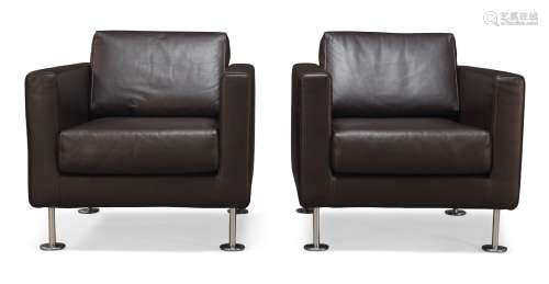 Jasper Morrison (British B.1959) a pair of 'Park' armchairs ...