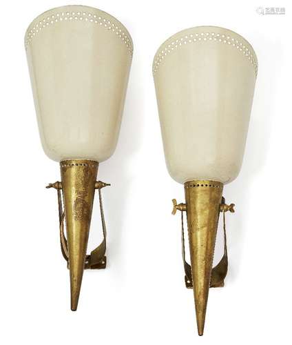 Attributed to Gino Sarfatti (Italian 1912-1985), a pair of b...