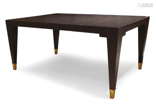 Donghia, a stained wood extending dining table c.2010 The re...