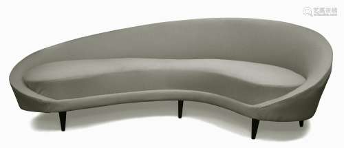 Italian, a curved sofa in the manner of Ico Parisi Second ha...