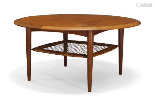 Johannes Andersen (Danish 1903-1995), a teak coffee table fo...