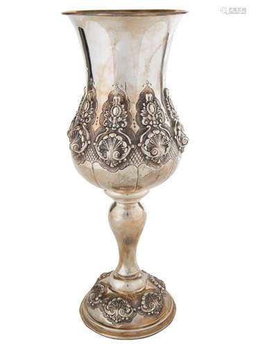 A SILVER ELIJAH CUP, 20TH CENTURY