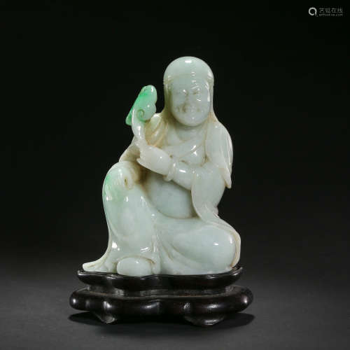 QING DYNASTY, CHINESE JADE ORNAMENTS