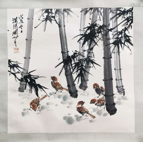 CHINESE PAINTING AND CALLIGRAPHY GUAN SHANYUE