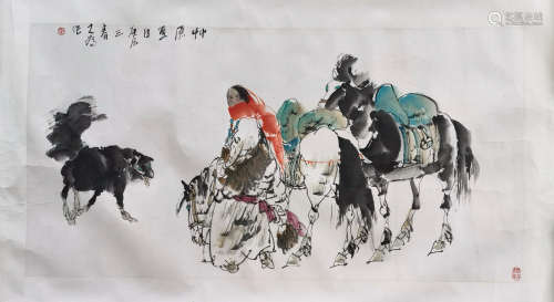 CHINESE PAINTING AND CALLIGRAPHY LIU DAWEI