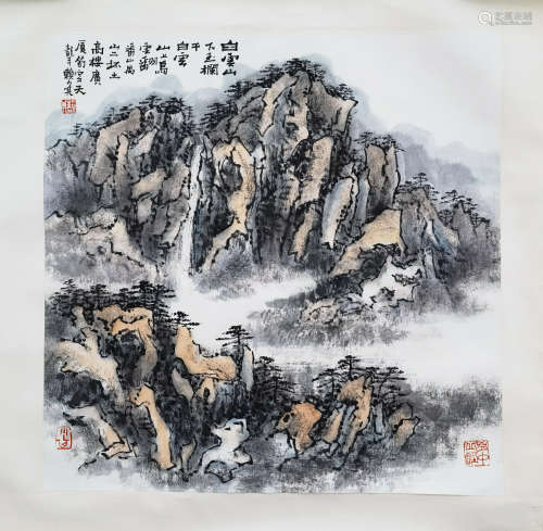 CHINESE PAINTING AND CALLIGRAPHY LAI SHAOQI