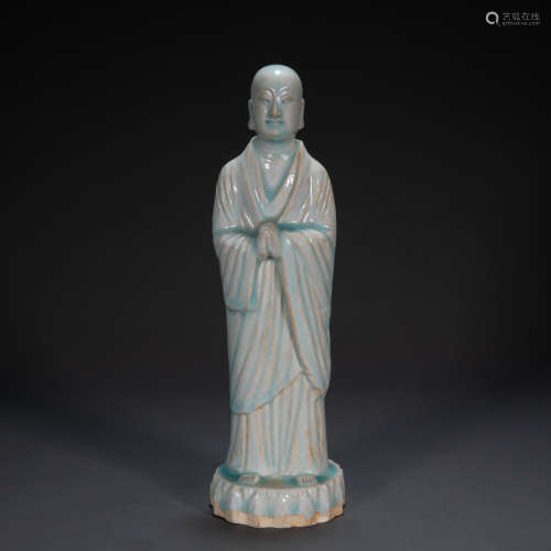 THE ARHAT STATUE OF HUTIAN WARE, SONG DYNASTY, CHINA