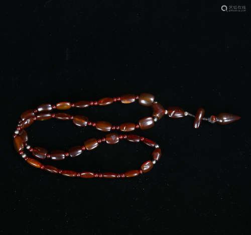 AGATE NECKLACE, LIAO AND JIN PERIODS, CHINA