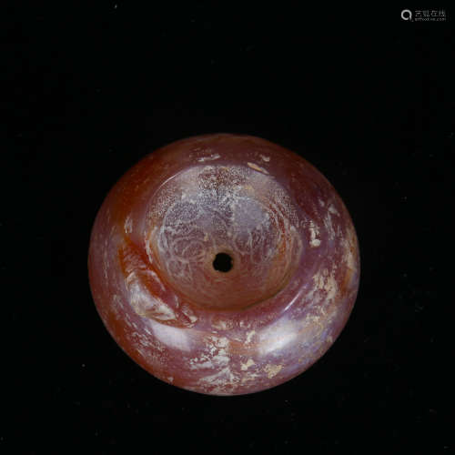 AGATE BEAD FROM THE HONGSHAN PERIOD IN CHINA