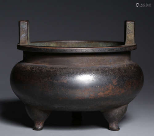 CHINESE MING DYNASTY COPPER INCENSE BURNER