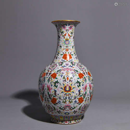 POWDCER COLOREDC FLOWER PATTERNEDC BOTTLE