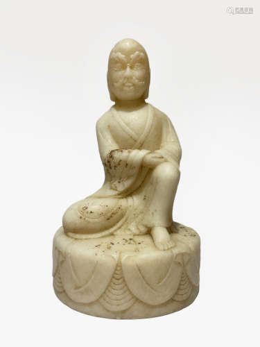 Northern Wei - White Stone Buddha Statue