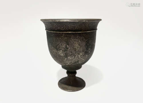 Tang Dynasty -Silver Wine Cup
