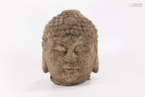 Song Dynasty - Colored Buddhea Head