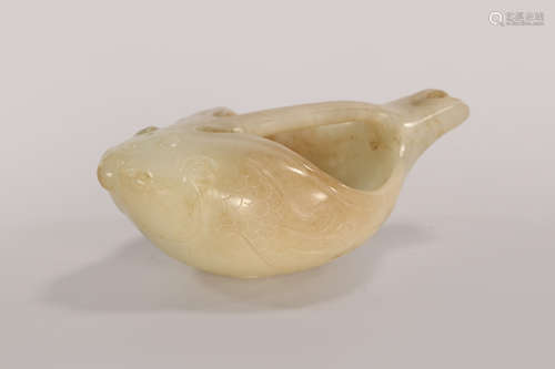 Han Dynasty - Phoenix Shape Jade Vessel