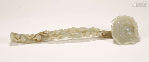 Qing Dynasty - Hetian Jade Ruyi