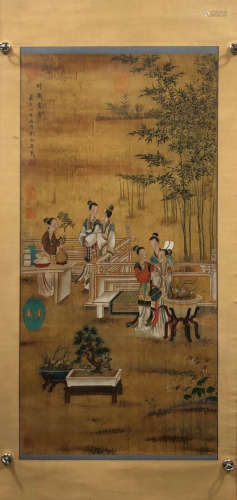 A Chinese Character Painting, Liu Songnian Mark