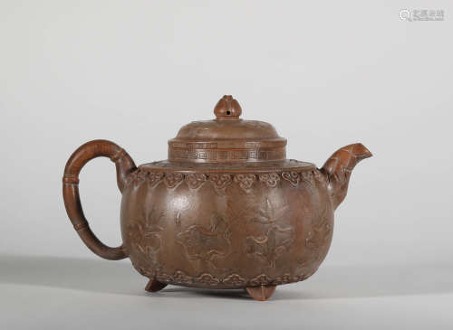 Purple Clay Teapot