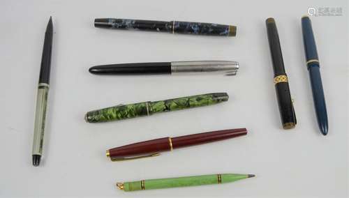 A group of collectible pens to include, Conway Stewart 75, C...