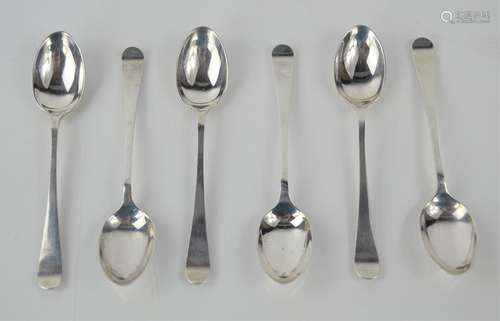 A set of six silver teaspoons, Cooper brothers and sons, She...