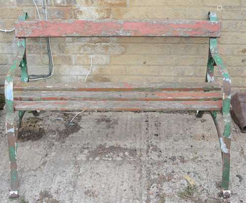 A garden bench