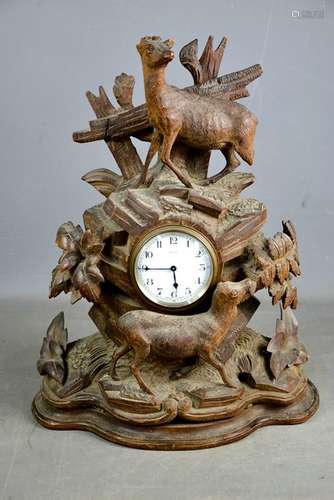 A Blackforest clock, with French 8 day movement, and arabic ...