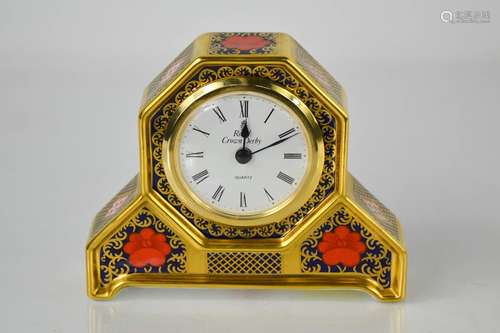 A Royal Crown Derby Old Imari Pattern octagonal clock, 1128 ...