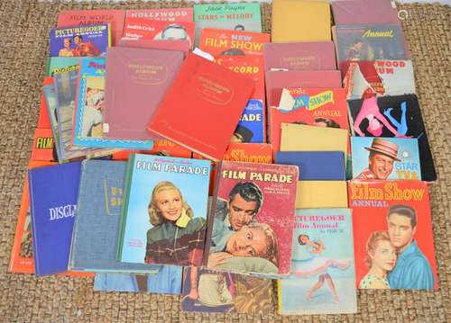 A group of movie related annuals to include, film world albu...