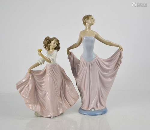 Two Lladro figurines, one Dancer numbered 5050, with box, an...