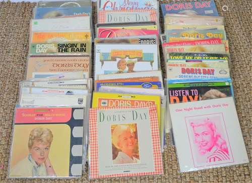 An extensive collection of Doris Day vinyl LPs, to include v...