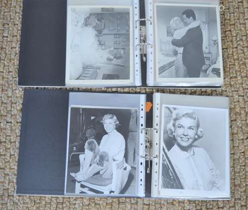 A large collection of Doris Day photographs and movie stills...