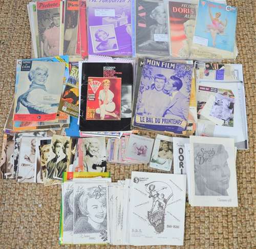 A collection of Doris Day memorabilia to include Picture Sho...