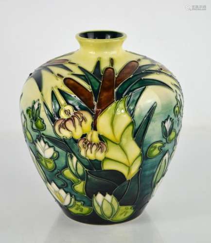 A Moorcroft Pottery Lamia pattern vase, designed by Rachel B...