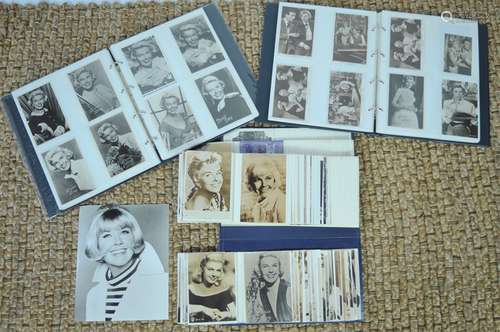 A large collection of original Doris Day postcards together ...