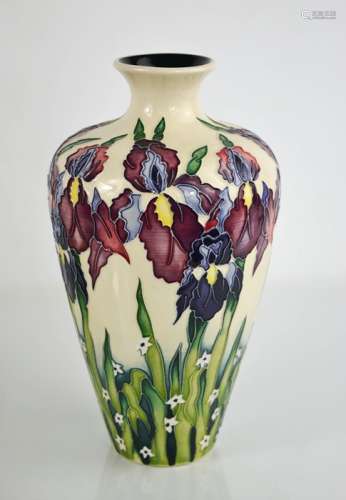 A Moorcroft vase in the Duet pattern designed by Nicola Slan...