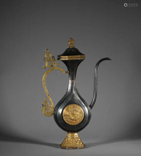 Silver Gilt Flagon