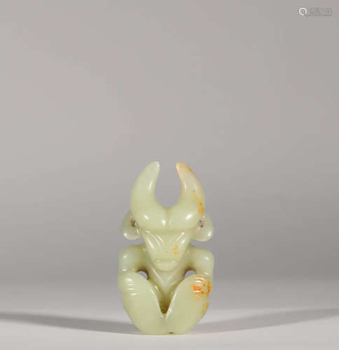 Hongshan Jade Sun God Ornament