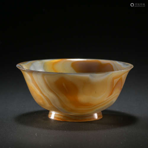 CHINESE LIAO DYNASTY AGATE BOWL