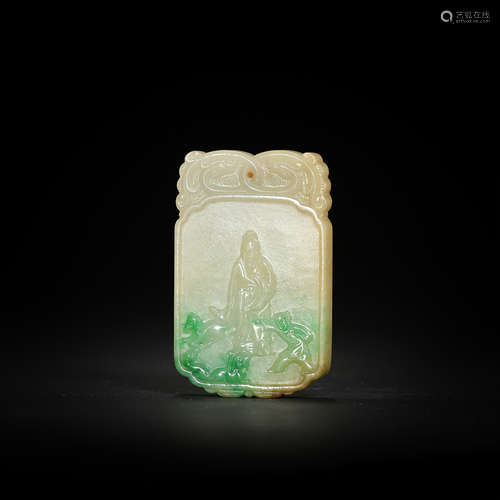 QING DYNASTY, CHINESE JADE PENDANT