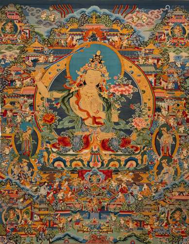 KESI THANGKA, QING DYNASTY, CHINA