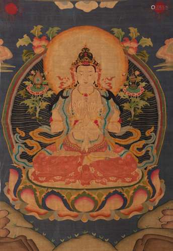 KESI THANGKA, QING DYNASTY, CHINA