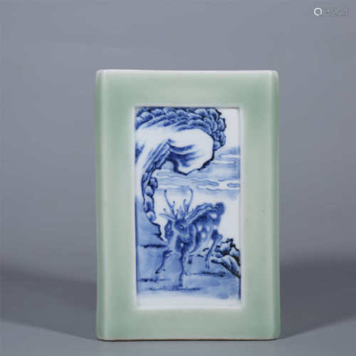 Qing Dynasty-Qianlong Blue and White Pen Holder
