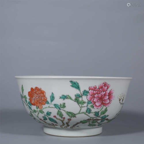 Qing-Yongzheng famille rose bowl