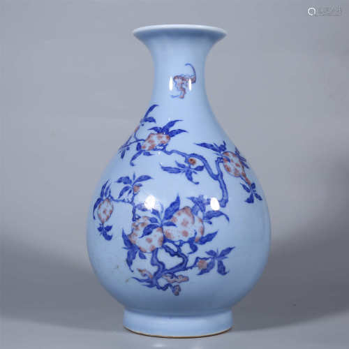 Qing Dynasty-Qianlong famille rose jade pot spring