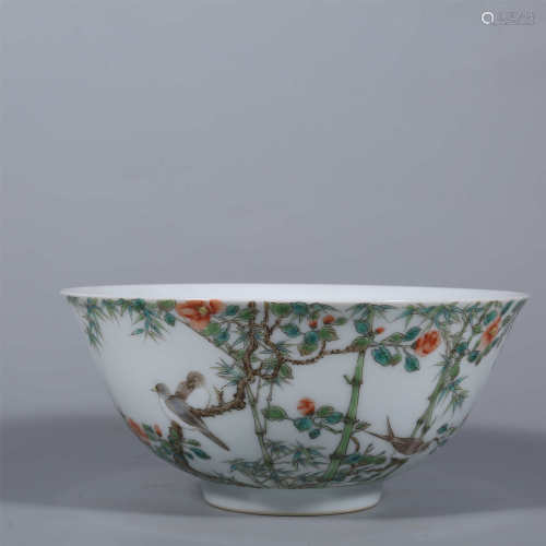 Qing-Yongzheng famille rose bowl