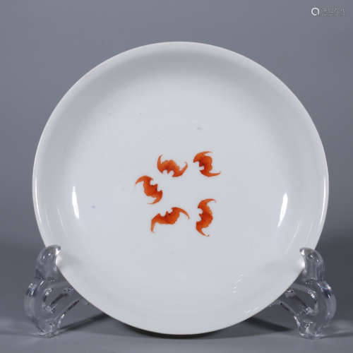 Qing-Qianlong famille rose flower plate