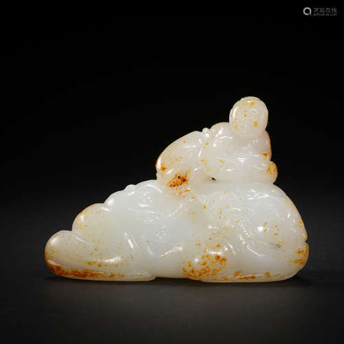 CHINESE HETIAN JADE PENDANT, QING DYNASTY