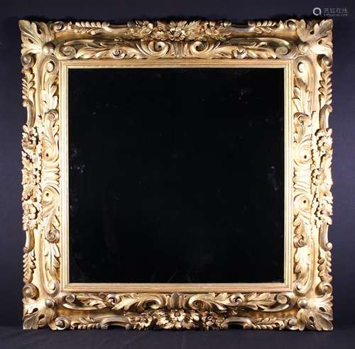 A 19th Century Gilt Framed Wall Mirror.